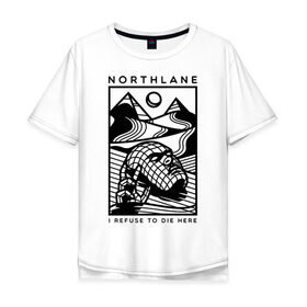 Мужская футболка хлопок Oversize с принтом Northlane в Новосибирске, 100% хлопок | свободный крой, круглый ворот, “спинка” длиннее передней части | discoveries | mesmer | node | northlane | singularity | группы | метал | музыка | рок