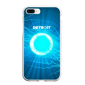 Чехол для iPhone 7Plus/8 Plus матовый с принтом Detroit Вecome Human в Новосибирске, Силикон | Область печати: задняя сторона чехла, без боковых панелей | 3d | cтать человеком | detroit city | detroit: вecome human | игра | интерактивная | квест | кинематограф | приключения | франция