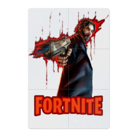 Магнитный плакат 2Х3 с принтом John Wick Fortnite в Новосибирске, Полимерный материал с магнитным слоем | 6 деталей размером 9*9 см | 2019 | armor | armour | cybersport | esport | fortnite | game | john wick | llama | logo | the reaper | the reaper half fortnite | броня | джон уик | игра | киберспорт | лама | симулятор строительства | строительство | фортнайт | черный