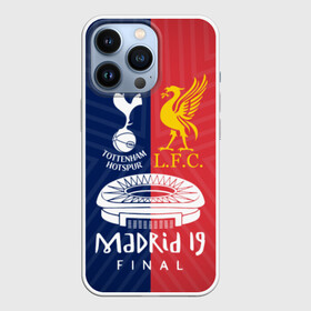 Чехол для iPhone 13 Pro с принтом Champions Final в Новосибирске,  |  | Тематика изображения на принте: champions league | england | final | kane | liverpool tottenham | madrid | salah | spain | кейн | ливерпуль | лига чемпионов | мадрид | салах | тоттенхэм