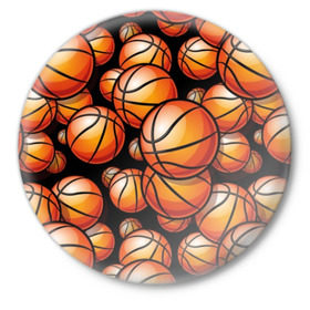 Значок с принтом Баскетбольные мячи в Новосибирске,  металл | круглая форма, металлическая застежка в виде булавки | Тематика изображения на принте: activity | ball | basketball | black | brightness | brown | circle | color | game | illustration | orange | sport | victory | yellow | активность | апельсиновый | баскетбол | желтый | игра | иллюстрация | коричневый | круг | мяч | оранжевый | победа | спо