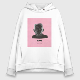 Женское худи Oversize хлопок с принтом Tyler The Creator (IGOR) в Новосибирске, френч-терри — 70% хлопок, 30% полиэстер. Мягкий теплый начес внутри —100% хлопок | боковые карманы, эластичные манжеты и нижняя кромка, капюшон на магнитной кнопке | Тематика изображения на принте: bomb | boy | cherry | creator | flower | igor | rap | tayler | the | tyler | альбом | игорь | криэйтор | музыка | реп | рэп | тайлер