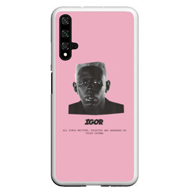 Чехол для Honor 20 с принтом Tyler The Creator (IGOR) в Новосибирске, Силикон | Область печати: задняя сторона чехла, без боковых панелей | Тематика изображения на принте: bomb | boy | cherry | creator | flower | igor | rap | tayler | the | tyler | альбом | игорь | криэйтор | музыка | реп | рэп | тайлер