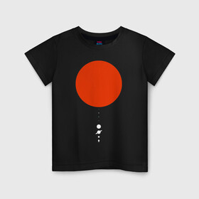 Детская футболка хлопок с принтом Солнечная система в Новосибирске, 100% хлопок | круглый вырез горловины, полуприлегающий силуэт, длина до линии бедер | Тематика изображения на принте: арт | земля | космос | луна | планеты | сатурн | солнце | юпитер