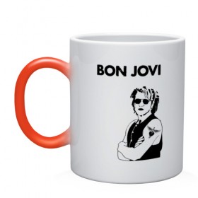 Кружка хамелеон с принтом Bon Jovi в Новосибирске, керамика | меняет цвет при нагревании, емкость 330 мл | bon jovi | альбом | арена | бон | бон джови | глэм | группа | джови | джон | метал | музыка | надпись | песни | поп | попрок | рок | рокер | смайл | солист | софт | стена | хард | хеви | хевиметал