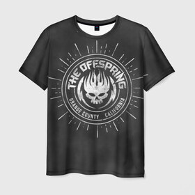 Мужская футболка 3D с принтом Offspring в Новосибирске, 100% полиэфир | прямой крой, круглый вырез горловины, длина до линии бедер | offspring | ofspring | punk | rock | the offspring | группы | музыка | офспринг | оффспринг | панк | рок