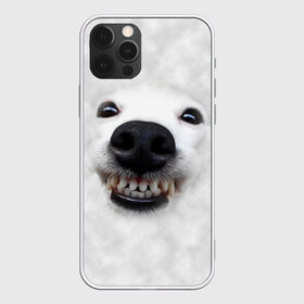 Чехол для iPhone 12 Pro Max с принтом Собака - улыбака в Новосибирске, Силикон |  | Тематика изображения на принте: животные | зубы | мордочка | пес | прикол | смешная | собака | улыбака | улыбка | щенок | юмор