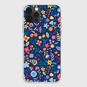 Чехол для iPhone 12 Pro Max с принтом Цветы в Новосибирске, Силикон |  | blue | cute | flora | flower | flowers | green | leaf | petal | plant | purple | yellow | желтый | зеленый | лепесток | листок | мило | растение | синий | фиолетовый | флора | цветок | цветы