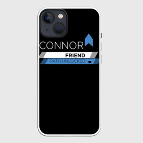 Чехол для iPhone 13 с принтом CONNOR FRIEND в Новосибирске,  |  | 2038 | become | connor | dbh | dbhpk19 | gavin reed | human | quantic | reed | reed900 | rk800 | rk900 | андроид | девиант | детройт | кара | квест | коннор | маркус