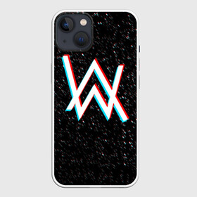 Чехол для iPhone 13 с принтом ALAN WALKER GLITCH в Новосибирске,  |  | alan walker | aw | electro | electro music | glitch | music | space | алан уокер | космос | музыка | музыкант | электро | электронная музыка