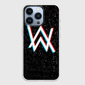 Чехол для iPhone 13 Pro с принтом ALAN WALKER GLITCH в Новосибирске,  |  | Тематика изображения на принте: alan walker | aw | electro | electro music | glitch | music | space | алан уокер | космос | музыка | музыкант | электро | электронная музыка