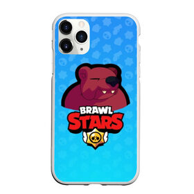 Чехол для iPhone 11 Pro матовый с принтом Bear - BRAWL STARS в Новосибирске, Силикон |  | Тематика изображения на принте: bear | brawl | bull | colt | crow | el primo | game | games | leon | moba | online | penny | poco | shelly | spike | star | stars | wanted | брав | бравл | браво | звезда | звезды | игра | игры | моба | онлайн | старс
