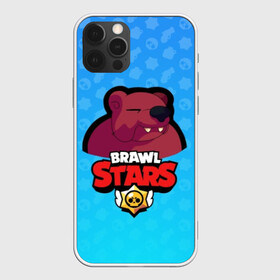 Чехол для iPhone 12 Pro с принтом Bear - BRAWL STARS в Новосибирске, силикон | область печати: задняя сторона чехла, без боковых панелей | bear | brawl | bull | colt | crow | el primo | game | games | leon | moba | online | penny | poco | shelly | spike | star | stars | wanted | брав | бравл | браво | звезда | звезды | игра | игры | моба | онлайн | старс