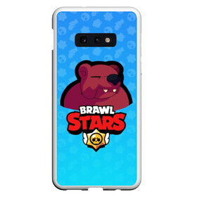Чехол для Samsung S10E с принтом Bear - BRAWL STARS в Новосибирске, Силикон | Область печати: задняя сторона чехла, без боковых панелей | bear | brawl | bull | colt | crow | el primo | game | games | leon | moba | online | penny | poco | shelly | spike | star | stars | wanted | брав | бравл | браво | звезда | звезды | игра | игры | моба | онлайн | старс