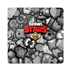 Магнит виниловый Квадрат с принтом BRAWL STARS в Новосибирске, полимерный материал с магнитным слоем | размер 9*9 см, закругленные углы | brawl | bull | colt | crow | el primo | game | games | leon | moba | online | penny | poco | shelly | spike | star | stars | wanted | брав | бравл | браво | звезда | звезды | игра | игры | лого | моба | онлайн | старс