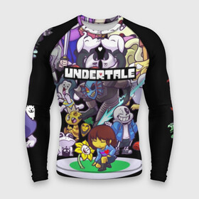 Мужской рашгард 3D с принтом UNDERTALE в Новосибирске,  |  | annoying | asriel | chara | dog | frisk | game | games | papyrus | sans | tale | under | undertale | азриэль | андертейл | игра | игры | надоедливая | надоедливые | папирус | санс | собака | собаки | фриск | чара