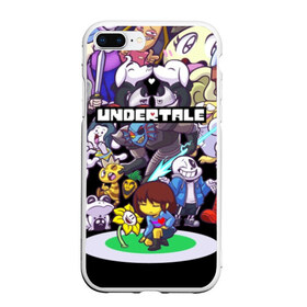 Чехол для iPhone 7Plus/8 Plus матовый с принтом UNDERTALE в Новосибирске, Силикон | Область печати: задняя сторона чехла, без боковых панелей | annoying | asriel | chara | dog | frisk | game | games | papyrus | sans | tale | under | undertale | азриэль | андертейл | игра | игры | надоедливая | надоедливые | папирус | санс | собака | собаки | фриск | чара