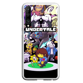 Чехол для Honor P30 с принтом UNDERTALE в Новосибирске, Силикон | Область печати: задняя сторона чехла, без боковых панелей | annoying | asriel | chara | dog | frisk | game | games | papyrus | sans | tale | under | undertale | азриэль | андертейл | игра | игры | надоедливая | надоедливые | папирус | санс | собака | собаки | фриск | чара