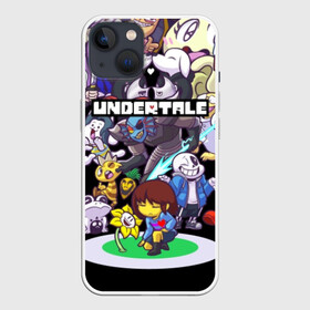 Чехол для iPhone 13 с принтом UNDERTALE в Новосибирске,  |  | annoying | asriel | chara | dog | frisk | game | games | papyrus | sans | tale | under | undertale | азриэль | андертейл | игра | игры | надоедливая | надоедливые | папирус | санс | собака | собаки | фриск | чара