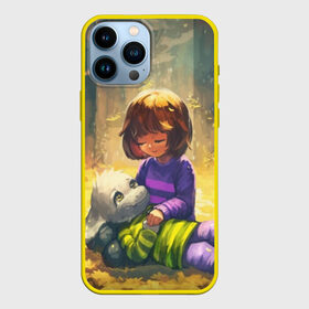 Чехол для iPhone 13 Pro Max с принтом Фриск и Азриэль   UNDERTALE в Новосибирске,  |  | Тематика изображения на принте: annoying | asriel | chara | dog | frisk | game | games | papyrus | sans | tale | under | undertale | азриэль | андертейл | игра | игры | надоедливая | надоедливые | папирус | санс | собака | собаки | фриск | чара