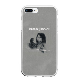 Чехол для iPhone 7Plus/8 Plus матовый с принтом Bon Jovi в Новосибирске, Силикон | Область печати: задняя сторона чехла, без боковых панелей | bon jovi | альбом | арена | бон | бон джови | глэм | группа | джови | джон | метал | музыка | надпись | песни | поп | попрок | рок | рокер | смайл | солист | софт | стена | хард | хеви | хевиметал