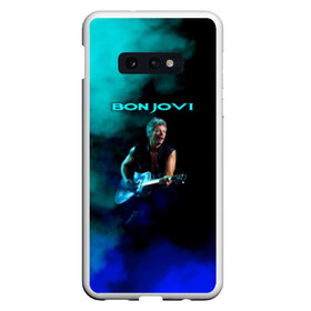 Чехол для Samsung S10E с принтом Bon Jovi в Новосибирске, Силикон | Область печати: задняя сторона чехла, без боковых панелей | Тематика изображения на принте: bon jovi | john | альбом | арена | бон | бон джови | глэм | группа | джови | джон | метал | музыка | надпись | песни | поп | попрок | рок | рокер | смайл | солист | софт | стена | хард | хеви | хевиметал