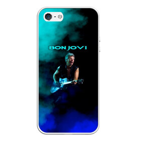 Чехол для iPhone 5/5S матовый с принтом Bon Jovi в Новосибирске, Силикон | Область печати: задняя сторона чехла, без боковых панелей | bon jovi | john | альбом | арена | бон | бон джови | глэм | группа | джови | джон | метал | музыка | надпись | песни | поп | попрок | рок | рокер | смайл | солист | софт | стена | хард | хеви | хевиметал