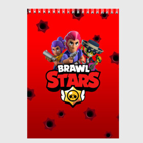 Скетчбук с принтом BRAWL STARS - COLT в Новосибирске, 100% бумага
 | 48 листов, плотность листов — 100 г/м2, плотность картонной обложки — 250 г/м2. Листы скреплены сверху удобной пружинной спиралью | android | brawl stars | bull | colt | games | mobile game | stars | берли | бо | брок | ворон | джесси | динамайк | дэррил | игры | кольт | леон | мобильные игры | мортис | нита | пайпер | пенни | поко | пэм | рикошет | спайк | тара | фрэн