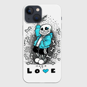 Чехол для iPhone 13 mini с принтом Made of love в Новосибирске,  |  | alphys | animation | asriel | comic dub | comic dubs | deltarune | gaming | toriel | undertale | андертеил | история | подземная | фриск | чай тв | чара