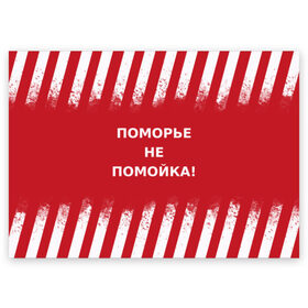 Поздравительная открытка с принтом Поморье не помойка в Новосибирске, 100% бумага | плотность бумаги 280 г/м2, матовая, на обратной стороне линовка и место для марки
 | 