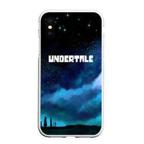 Чехол для iPhone XS Max матовый с принтом Undertale в Новосибирске, Силикон | Область печати: задняя сторона чехла, без боковых панелей | game | undertale | азриэль дримурр | альфис | андайн | андертейл | асгор дримурр | добро | дьявол | зло | игра | игры | кости | меттатон | папирус | санс | стрела | ториэль | трезубец | фриск | чара | черный