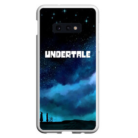 Чехол для Samsung S10E с принтом Undertale в Новосибирске, Силикон | Область печати: задняя сторона чехла, без боковых панелей | game | undertale | азриэль дримурр | альфис | андайн | андертейл | асгор дримурр | добро | дьявол | зло | игра | игры | кости | меттатон | папирус | санс | стрела | ториэль | трезубец | фриск | чара | черный