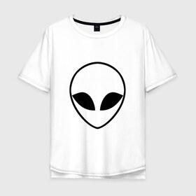 Мужская футболка хлопок Oversize с принтом Гуманоид в Новосибирске, 100% хлопок | свободный крой, круглый ворот, “спинка” длиннее передней части | alien | aliens | earth | humanoid | planet | space | ufo | urfo | гуманоид | земля | земляне | инопланетяне | инопланетянин | космос | нло | планета | планеты | пришелец | пришельцы