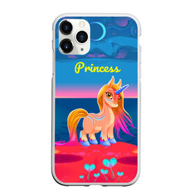 Чехол для iPhone 11 Pro матовый с принтом Милый единорог в Новосибирске, Силикон |  | pony | грива | девочка | единорог | конь | копыта | красивая | лошадка | лошадь | милая | пони | природа закат | радуга