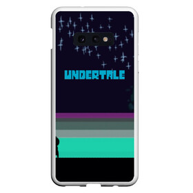 Чехол для Samsung S10E с принтом UNDERTALE GAME в Новосибирске, Силикон | Область печати: задняя сторона чехла, без боковых панелей | game | undertale | азриэль дримурр | альфис | андайн | андертейл | асгор дримурр | добро | дьявол | зло | игра | игры | кости | меттатон | папирус | санс | стрела | ториэль | трезубец | фриск | чара | черный