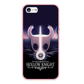 Чехол для iPhone 5/5S матовый с принтом Hollow Knight в Новосибирске, Силикон | Область печати: задняя сторона чехла, без боковых панелей | hollow knight | детская | для детей | игра | компьютерная игра | королевство | рыцарь | темный рыцарь | холлов кнайт | экшен