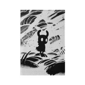 Обложка для паспорта матовая кожа с принтом Hollow Knight в Новосибирске, натуральная матовая кожа | размер 19,3 х 13,7 см; прозрачные пластиковые крепления | hollow knight | детская | для детей | игра | компьютерная игра | королевство | рыцарь | темный рыцарь | холлов кнайт | экшен