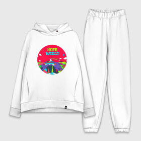 Женский костюм хлопок Oversize с принтом HOPE WORLD в Новосибирске,  |  | bts | bts 2019 | bts hope world скачать | bts песни | hope world | hope world j hope | hope world скачать | k pop