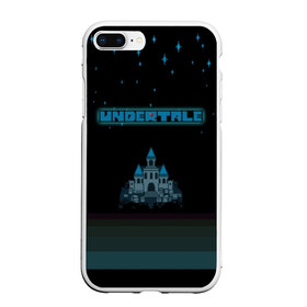 Чехол для iPhone 7Plus/8 Plus матовый с принтом Undertale (Замок) в Новосибирске, Силикон | Область печати: задняя сторона чехла, без боковых панелей | 3d | pixel | undertale | абстракция | андертейл | волшебный | волшебство | геометрия | замок | звезды | игра | надпись | пиксель | пикселя | подземная история | текстура