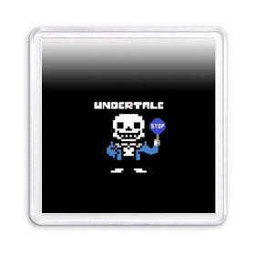 Магнит 55*55 с принтом Undertale STOP. в Новосибирске, Пластик | Размер: 65*65 мм; Размер печати: 55*55 мм | 3d | pixel | sans | stop | undertale | абстракция | алфавит | андертейл | буквы | геометрия | знак | игра | надпись | пиксель | пикселя | подземная история | текстура