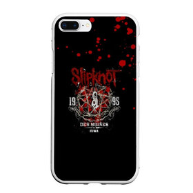 Чехол для iPhone 7Plus/8 Plus матовый с принтом Slipknot в Новосибирске, Силикон | Область печати: задняя сторона чехла, без боковых панелей | slipknot | джей вайнберг | кори тейлор | крис фен | крэйг джонс | метал | мик томсон | музыка | петля | рок | сид уилсон | скользящий узел | слайпкнот | слипкнот | слипнот | удавка