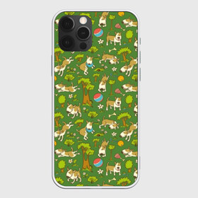 Чехол для iPhone 12 Pro Max с принтом Забавные собаки в Новосибирске, Силикон |  | Тематика изображения на принте: animal | dog | fauna | flora | funny | game | green | pet | puppy | smile | trees | деревья | животное | забавный | зеленый | игра | пёс | питомец | прикольный | псина | собака | улыбка | фауна | флора | щенок