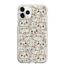 Чехол для iPhone 11 Pro Max матовый с принтом Забавные котики в Новосибирске, Силикон |  | Тематика изображения на принте: anime | cat | cute | funny | kitten | анимэ | забавный | кот | котёнок | котик | котэ | кошка | милый | прикольный
