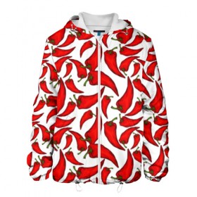 Мужская куртка 3D с принтом Red Hot Chillie Peppers в Новосибирске, ткань верха — 100% полиэстер, подклад — флис | прямой крой, подол и капюшон оформлены резинкой с фиксаторами, два кармана без застежек по бокам, один большой потайной карман на груди. Карман на груди застегивается на липучку | 