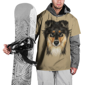 Накидка на куртку 3D с принтом Sheltie в Новосибирске, 100% полиэстер |  | Тематика изображения на принте: animal | black | breed | brown | cute | dog | drawing | eyes | kind | look | muzzle | portrait | red | взгляд | глаза | добрый | животное | коричневый | милый | пёс | порода | портрет | рисунок | рыжий | собака | черный | шелти