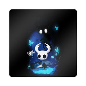 Магнит виниловый Квадрат с принтом Hollow Knight в Новосибирске, полимерный материал с магнитным слоем | размер 9*9 см, закругленные углы | hollow knight | детская | для детей | игра | компьютерная игра | королевство | рыцарь | темный рыцарь | холлов кнайт | экшен