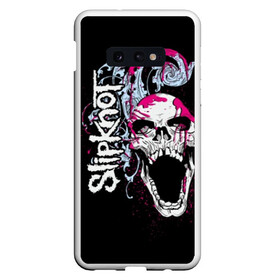 Чехол для Samsung S10E с принтом Slipknot в Новосибирске, Силикон | Область печати: задняя сторона чехла, без боковых панелей | band | corey taylor | jim root | metal | mick thomson | music | official | альтернативный | глэм | готик | гранж | метал | музыка | пост | рок | хард