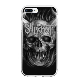 Чехол для iPhone 7Plus/8 Plus матовый с принтом Slipknot в Новосибирске, Силикон | Область печати: задняя сторона чехла, без боковых панелей | band | corey taylor | jim root | metal | mick thomson | music | official | альтернативный | глэм | готик | гранж | метал | музыка | пост | рок | хард