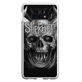 Чехол для Samsung S10E с принтом Slipknot в Новосибирске, Силикон | Область печати: задняя сторона чехла, без боковых панелей | band | corey taylor | jim root | metal | mick thomson | music | official | альтернативный | глэм | готик | гранж | метал | музыка | пост | рок | хард