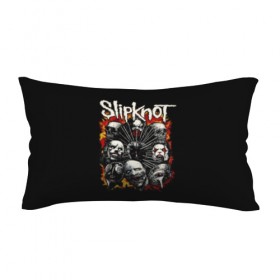 Подушка 3D антистресс с принтом Slipknot в Новосибирске, наволочка — 100% полиэстер, наполнитель — вспененный полистирол | состоит из подушки и наволочки на молнии | band | corey taylor | jim root | metal | mick thomson | music | official | альтернативный | глэм | готик | гранж | метал | музыка | пост | рок | хард